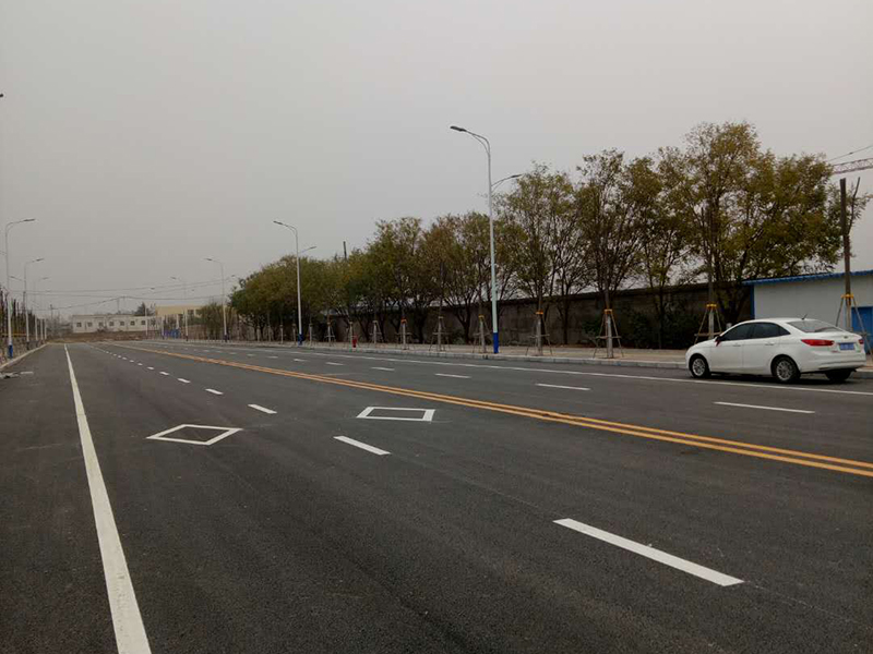 宋元瓷規(guī)劃二路道路、綠化及配套設(shè)施實景圖